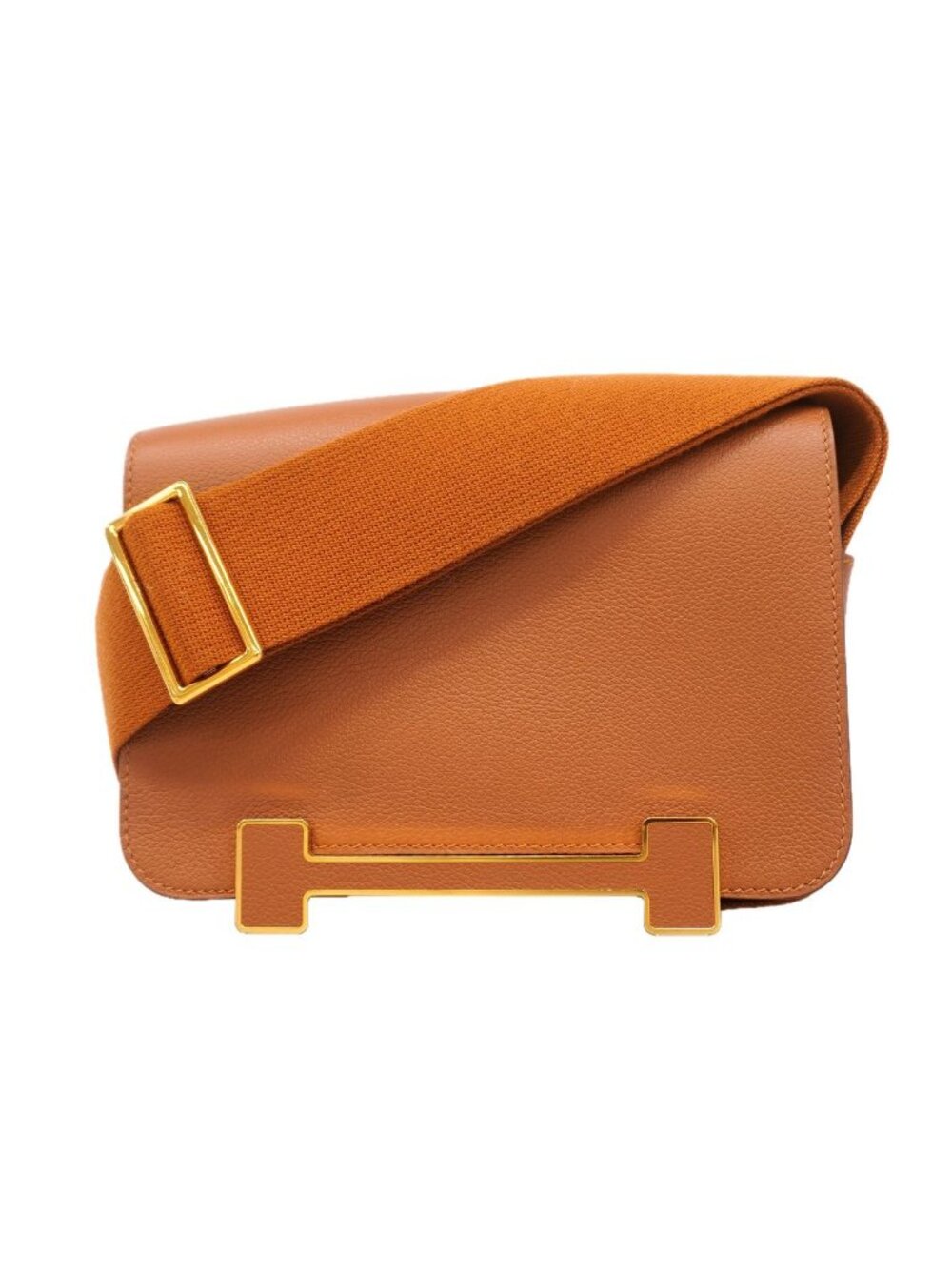 Hermes Shoulder Bag Geta Evercolor Gold